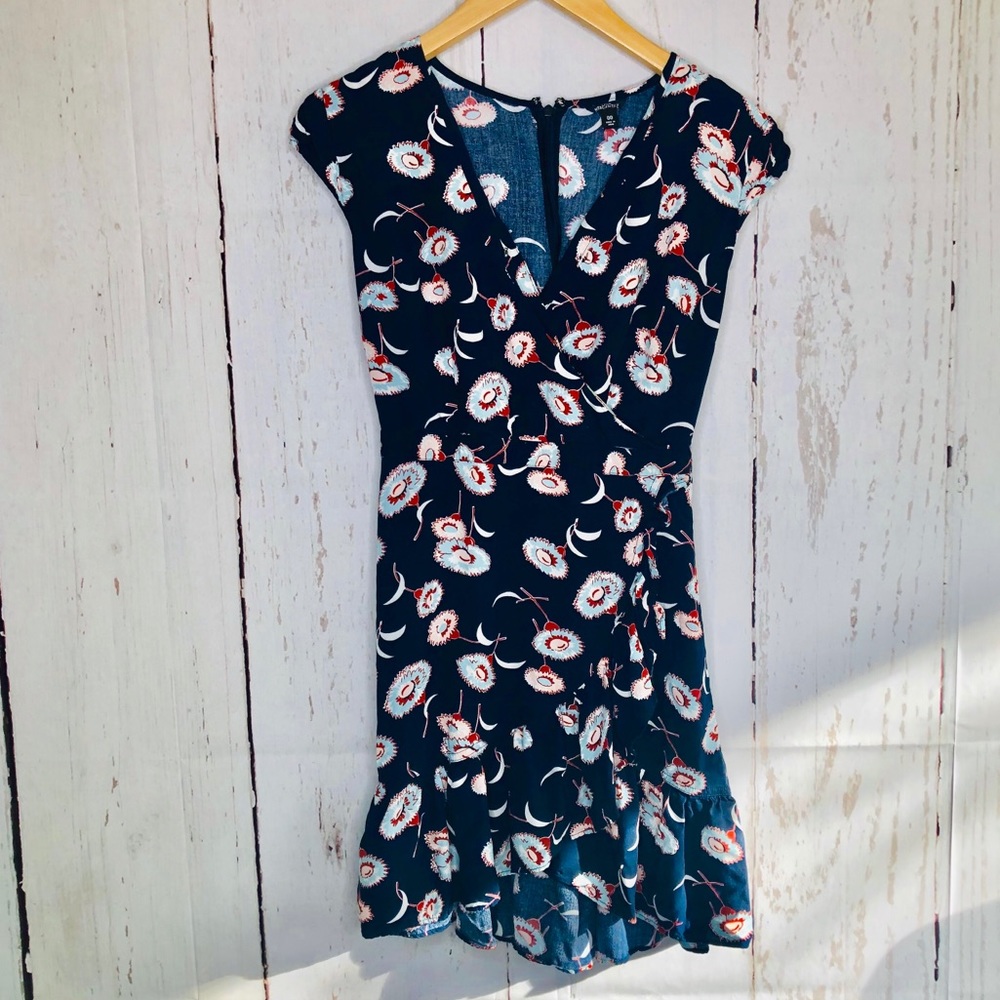 J. Crew Mercantile Daisy Floral Ruffle Dress EUC